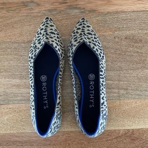 Rothy’s Pointed Loafer Leopard EUC